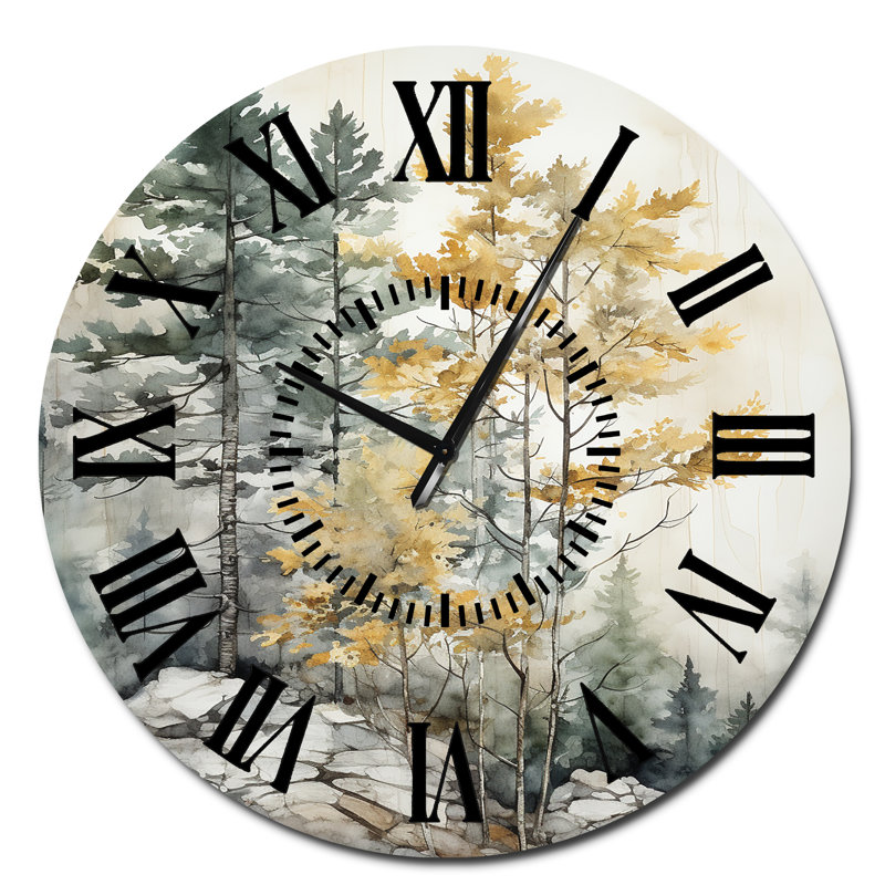 Horloge murale Forest, Surdimensionné