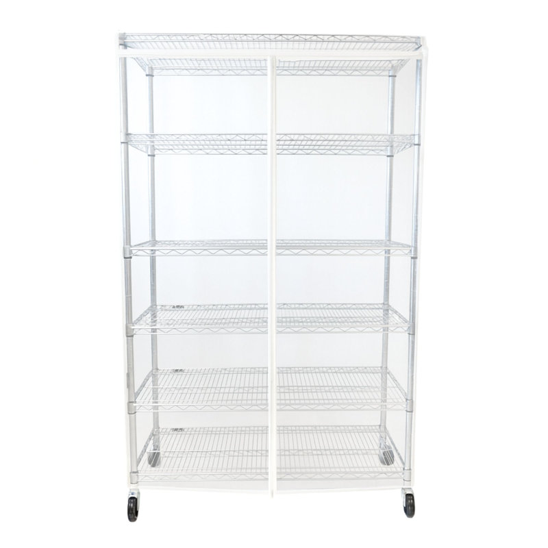 Holthanus Wire Rack Shelving Storage Liner, 72" H x 60" W x 24" D