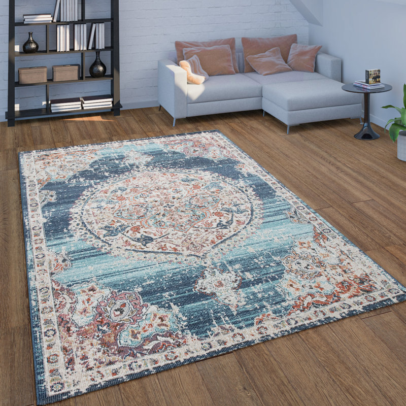 Oriental Indoor Rug, Rectangle 3'11" x 5'7"