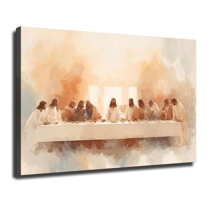 «The Last Supper», art mural sur toile, Jésus