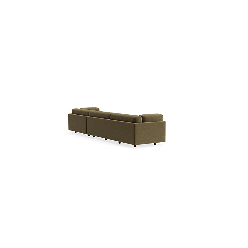MTO - Sunday Sofa w/ Chaise, Moss Velvet, Right
