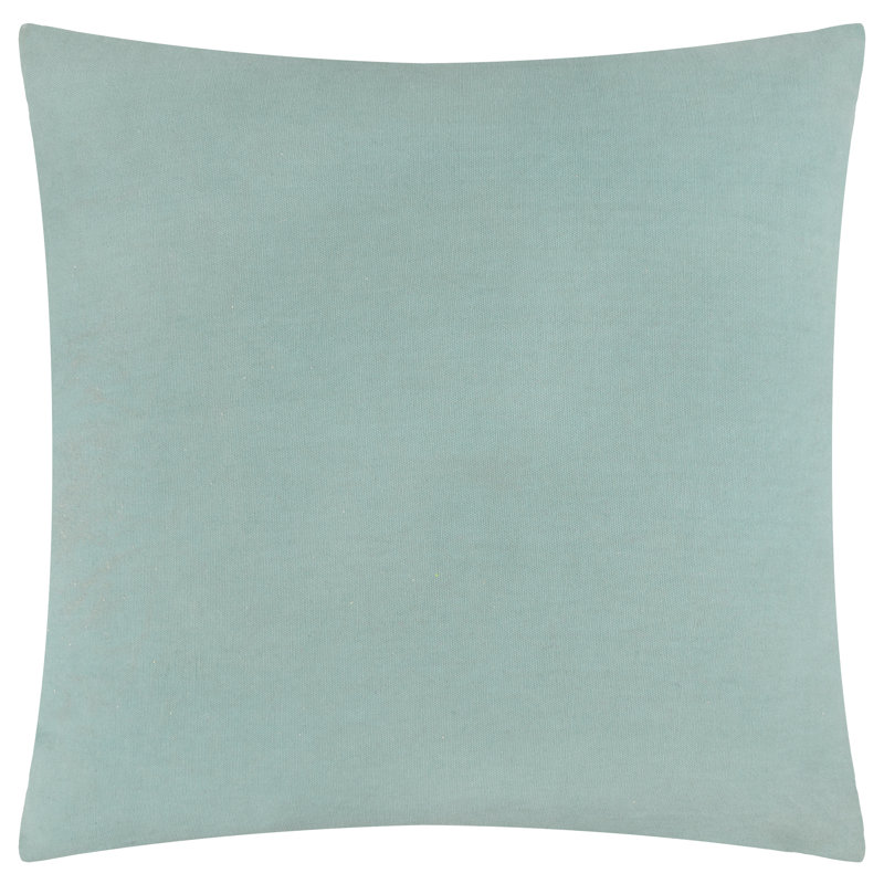 Polar Bear Blue Square Cushion, Pillow Cover Only - No Insert