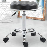 Gardea Swivel Upholstered Adjustable Height Counter Stool with Metal Frame
