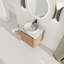 Meuble-lavabo mural 24 po avec lavabo d'art en céramique et porte à fermeture en douceur, emballage KD, contreplaqué-2056995958