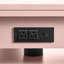 Table de bout à roulettes à hauteur ajustable laquée Sterling-129452184