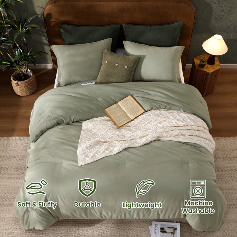 Microsuede-Like Bedding Sets 2/3PC