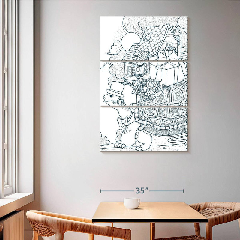 Ashelle Turtle Express Delivery, 65" H x 42" W