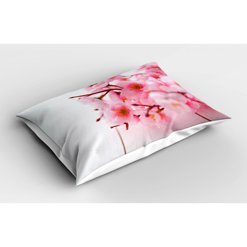 Spring Polyester Floral Sham Set, Twin