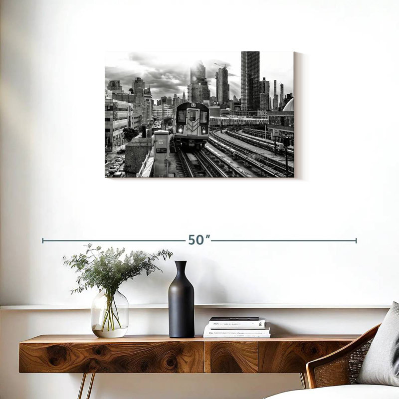Mehar Line 7 Subway, 20" H x 30" W