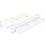 Lit double avec tête de lit, ports et 3 tiroirs - blanc, lit gigogne simple, construction en bois massif