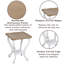 Plateau en bois massif Maquoketa simple