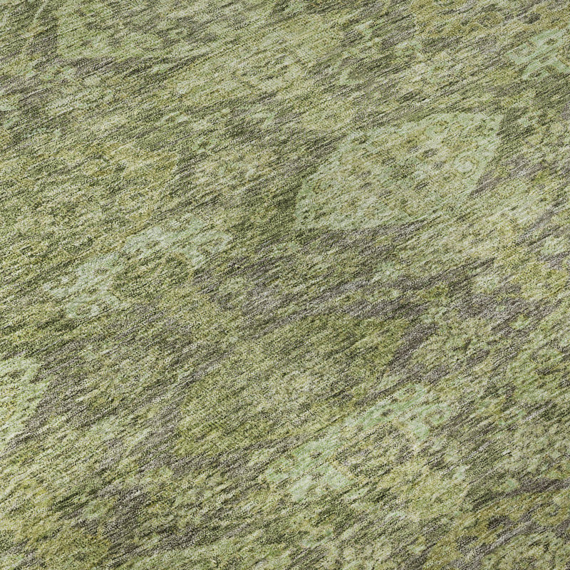 Premium Machine Washable Dahl AMF1084 Damask Rug, Rectangle 2'6" x 3'10"