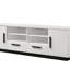 70.5" White Finish TV Stand With Drawers