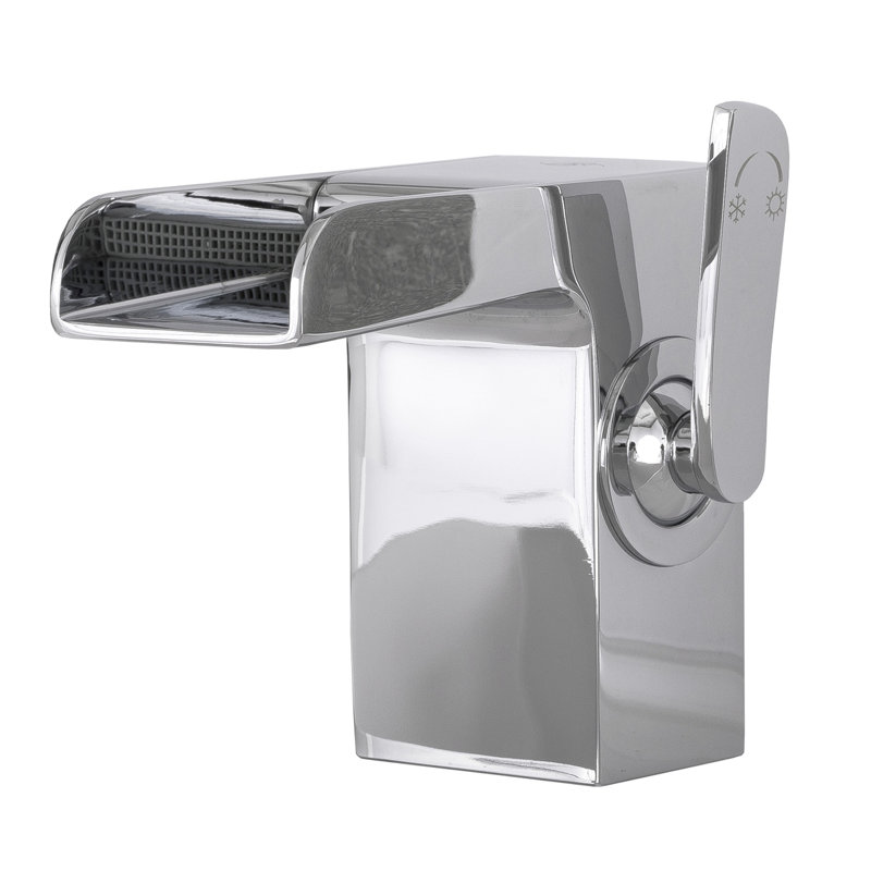 Robinet pour salle de bain à un trou cascade