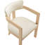 Chaise rembourrée en cuir Phalan-31556012-31556013