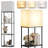 62.2'' Column Floor Lamp with 4-Tier Shelves