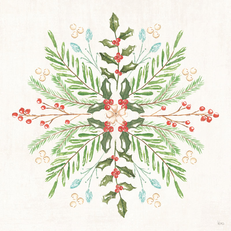 «Liyakat Elegant Holiday IV on Canvas» par Véronique Charron, reproduction, H 12 po x l 12 po