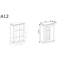 Tateo Laminate Standard Accent Cabinet