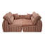 Canapé compact en chenille tissée compacte sans assemblage-901251205