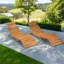 Armond 72.25" Long Foldable Acacia Chaise Lounge-117045090-117045089