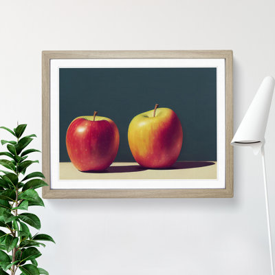 Two Apples Fruit Vol.3 - Framed Print