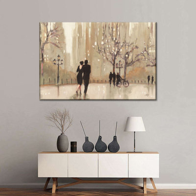 An Evening Out Neutral I Canvas Print