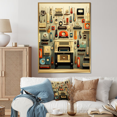 Nostalgic Jukebox Tunes 1 - Jukeboxes, art mural