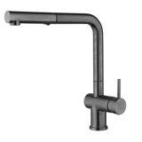 Spartacus Pull Out Single Handle 90 Degree Arc Kitchen Faucet