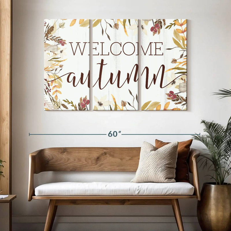 Alvord Welcome Autumn, 32" H x 50" W