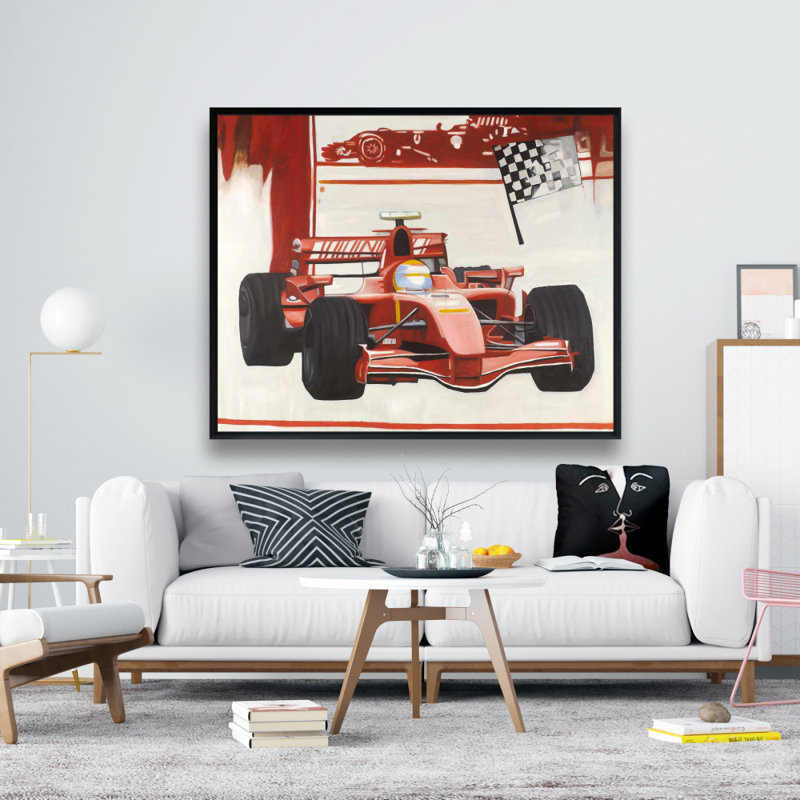 Formule 1 Car Print On Canvas
