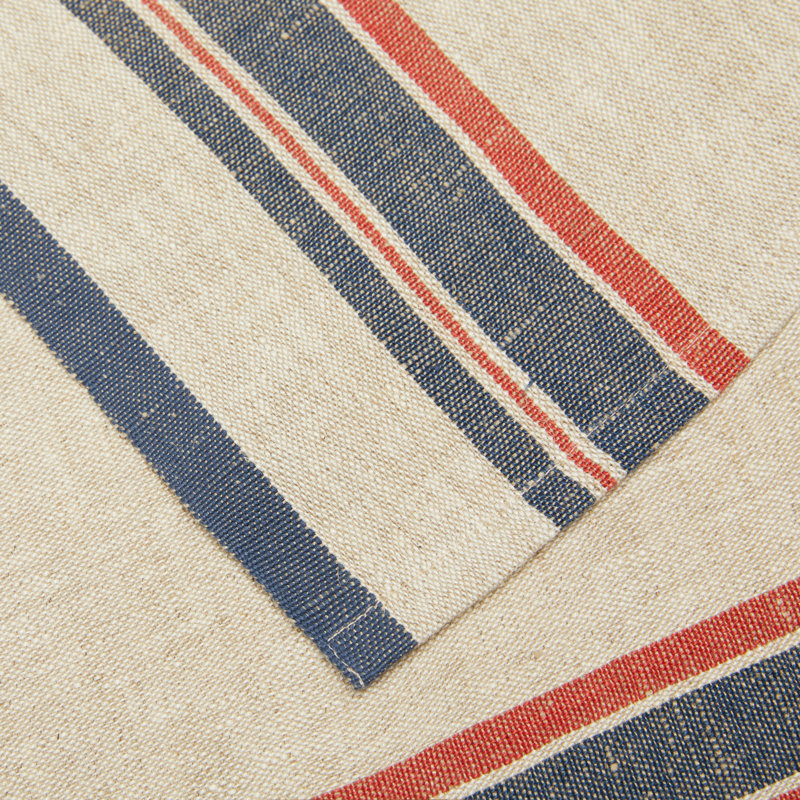 Antibes Napkin, Natural/Red