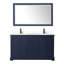 Ensemble de meuble-lavabo double 60 "avec miroir Avery-97831851-97831853-97831857