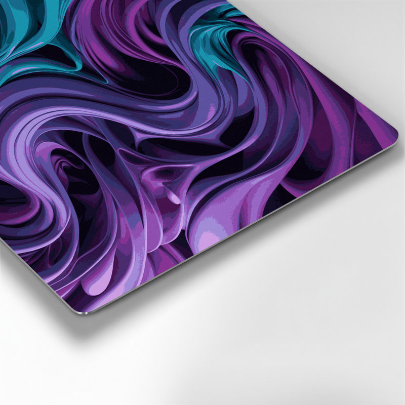 Art mural en métal Biomorphic Abstraction 98, H 12 po x l 12 po