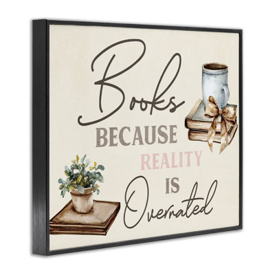Giclée, livres parce que la réalité surestimée, design par Kim Allen