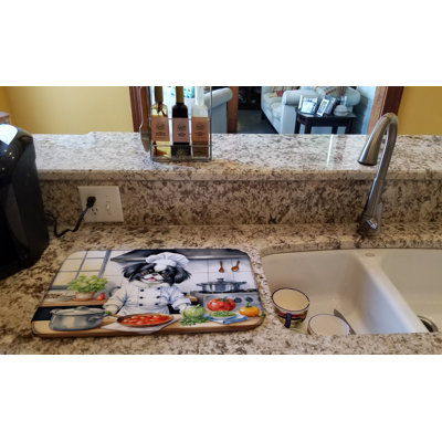 Japanese Chin The Chef Dish Drying Mat