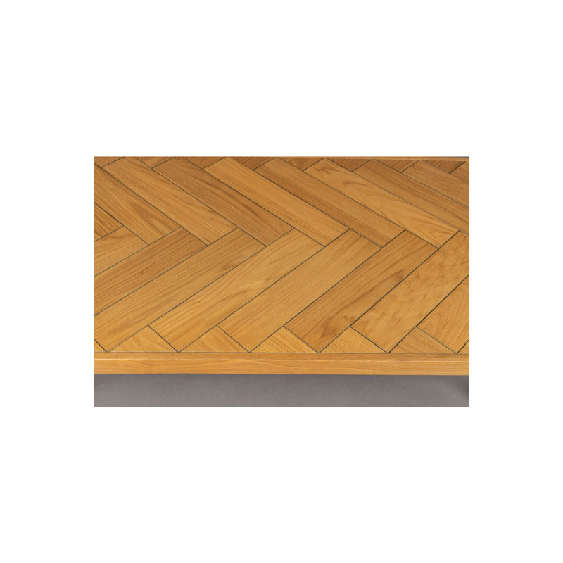 Class Solid Wood Coffee Table, Light Brown