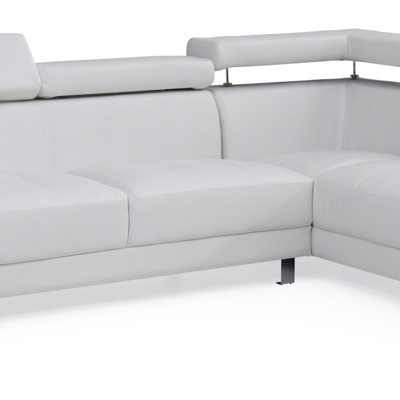 Canapé modulaire longue durée (sans repose-pieds), Blanc