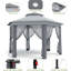 Tente de pavillon escamotable 13x13-112658397