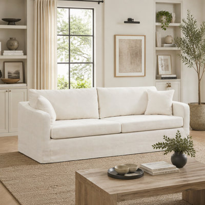 Extra-Large Double-Seater Sofa with Ottomans