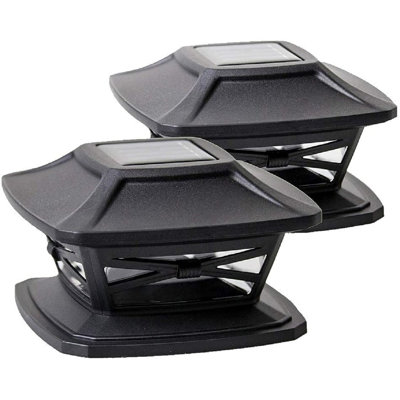 Low Voltage Solar Powered Integrated LED Fence Post Cap Light Pack