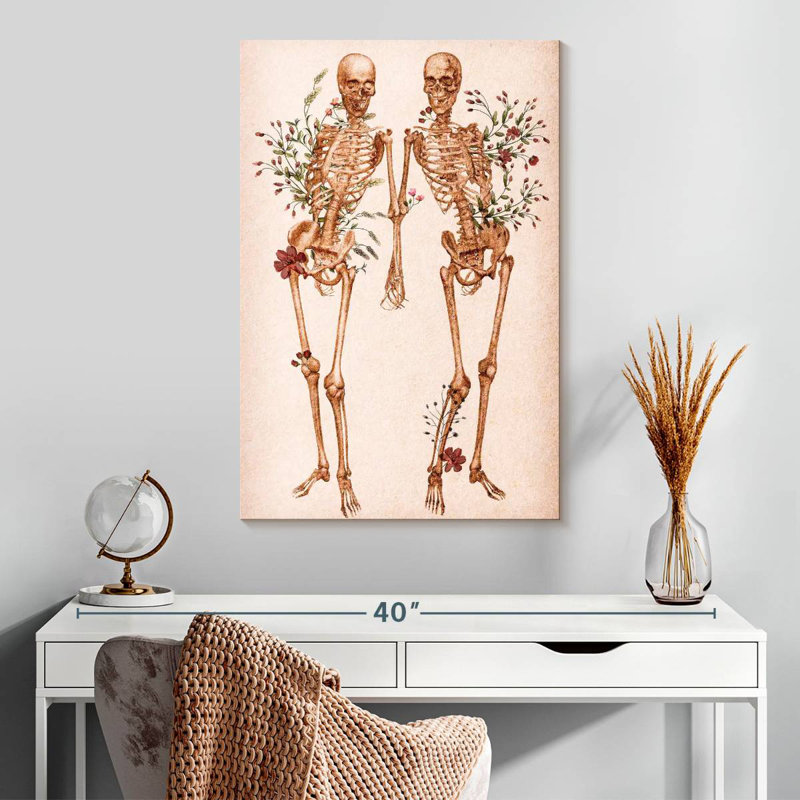 Keiri Skeleton Couple, 30" H x 20" W