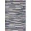Tapis abstrait gris / bleu / blanc tissé à la machine-1366647835