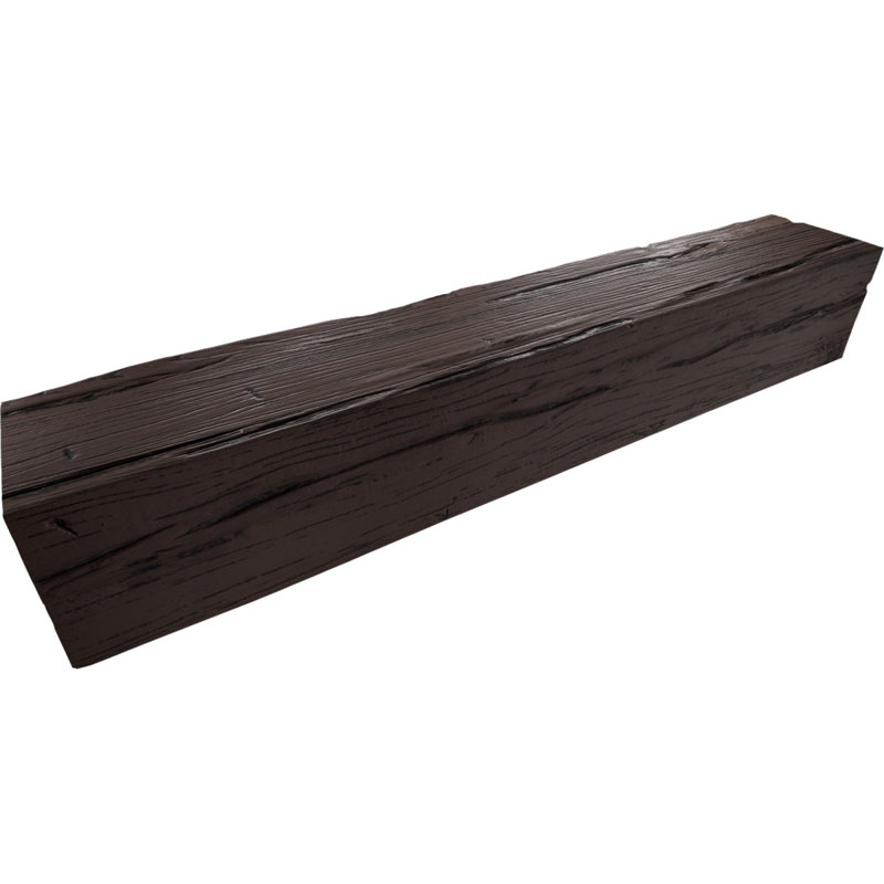 Riverwood Dark-Brown Faux Wood 8' Ceiling Beam