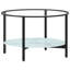 Ebern Designs Tea Table Tempered Glass-1819556092