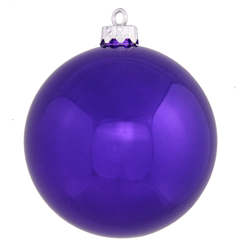 Décoration de boule décorative des Fêtes, Bleu, 6" H x 6" W x 6" D