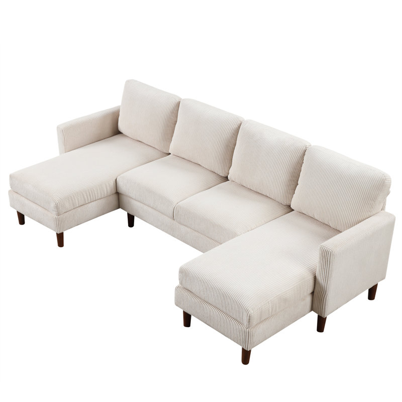 Canapé U_Style, Polyester beige