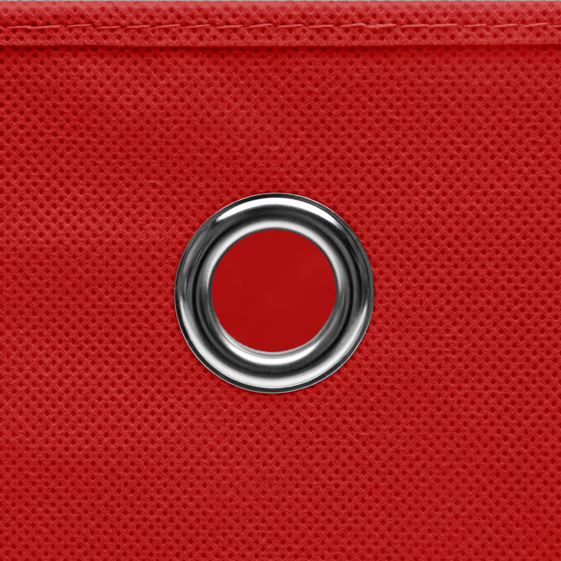 Rebrilliant Fabric Decorative Bin, Red