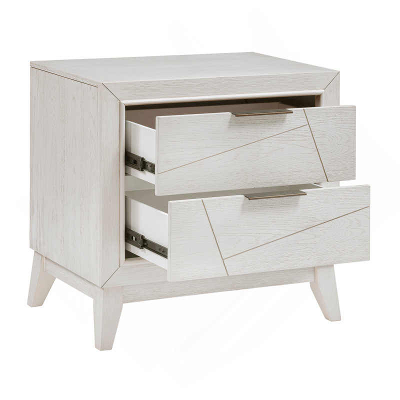 Table de chevet avec tiroirs, meubles de chambre à coucher modernes, 1 pièce