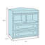 Harmony 3-Drawer Changing Table Dresser-1146149945