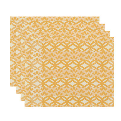 Aksel Polyester Geometric Rectangle Placemat